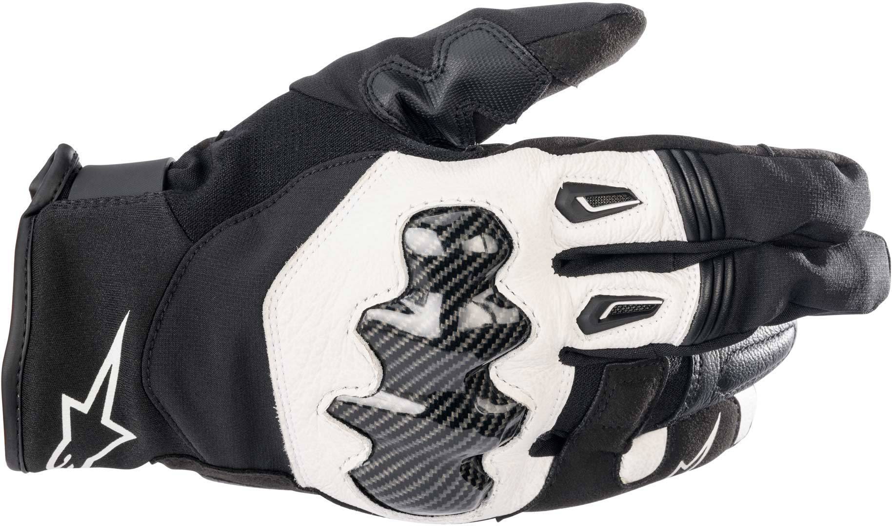 Alpinestars SMX-1 Drystar® waterproof Motorcycle Gloves black/white 2XL Figure 1