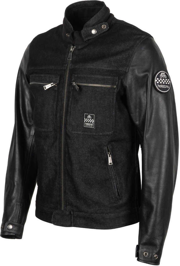 Helstons Winston Motorcycle Leather Jacket black 4XL Figure 7