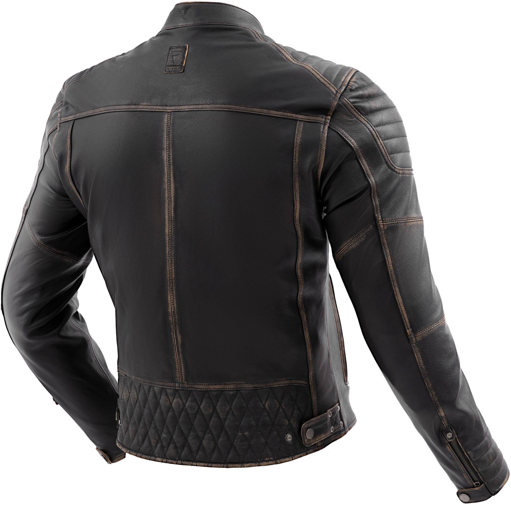 Side view of Rebelhorn Hunter 2 Motorcycle Leather Jacket