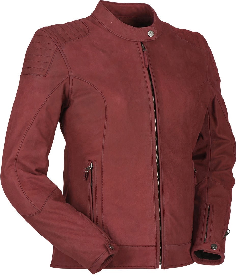 Furygan Debbie Damen Motorrad Lederjacke burgunderrot M Abbildung 4