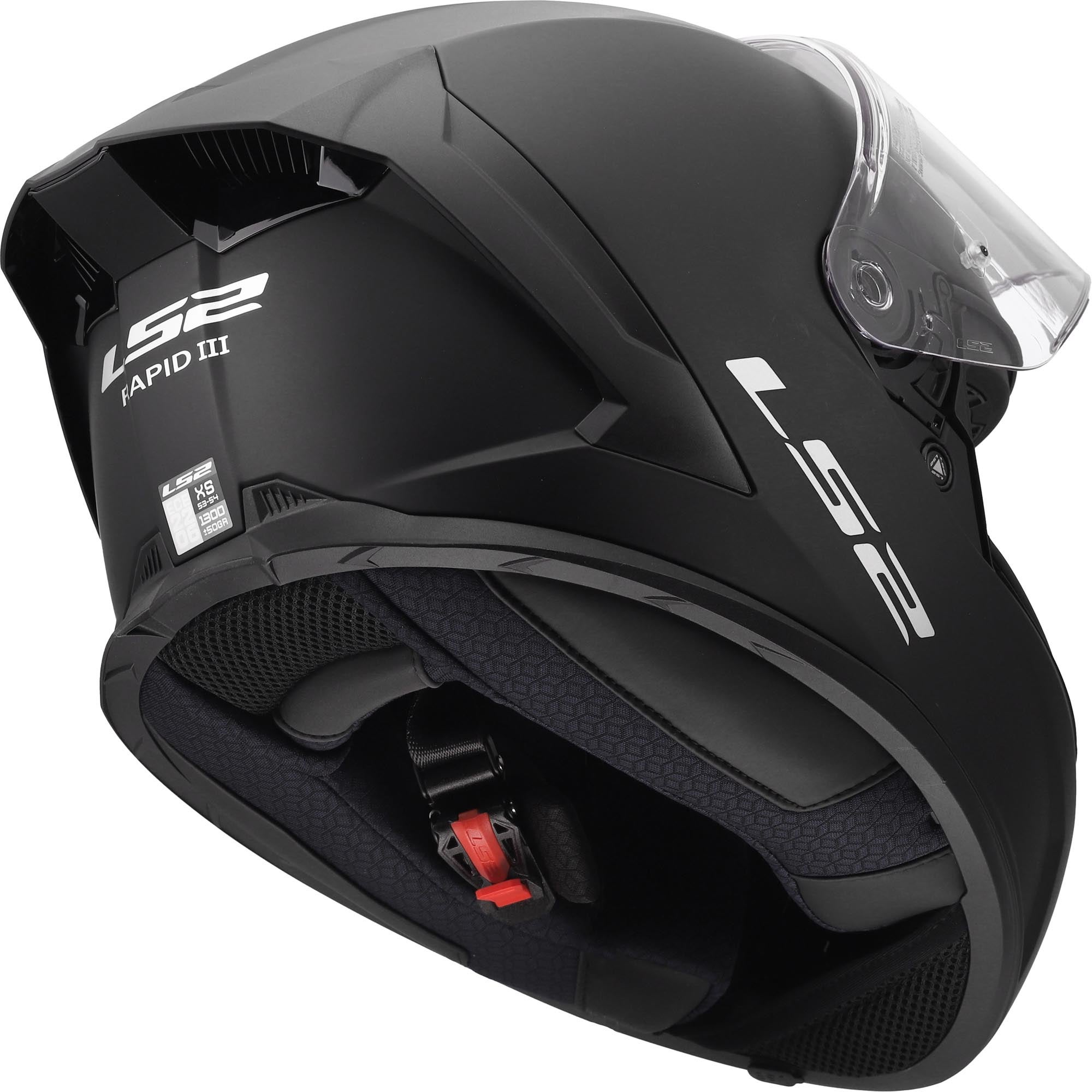 LS2 FF820 Rapid III Casco Black Matt XXXL (65/66) Figura 10
