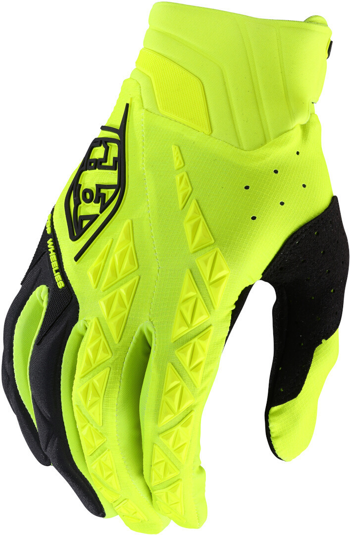 Troy Lee Designs SE Pro Solid Motocross handsker gul/sort 2XL Figur 1