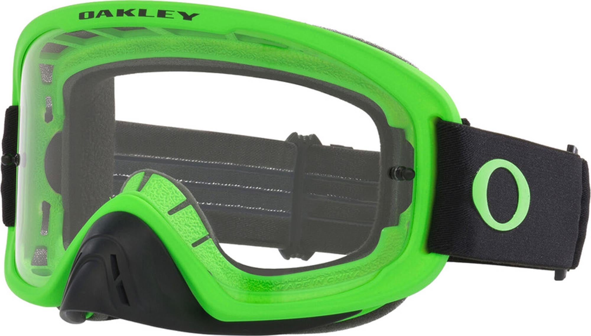 Oakley O-Frame 2.0 Pro Ochelari de motocross transparent verde neon Articolul principal Figura 1