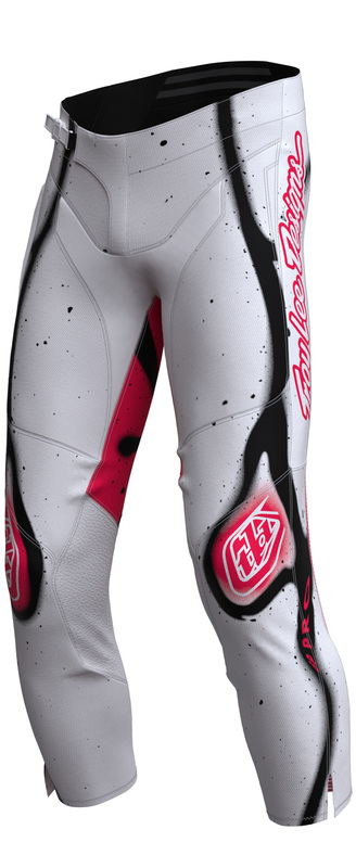 Troy Lee Designs GP Pro Membrane Ungdomsbyxor - Vita/Infraröda Figur 1