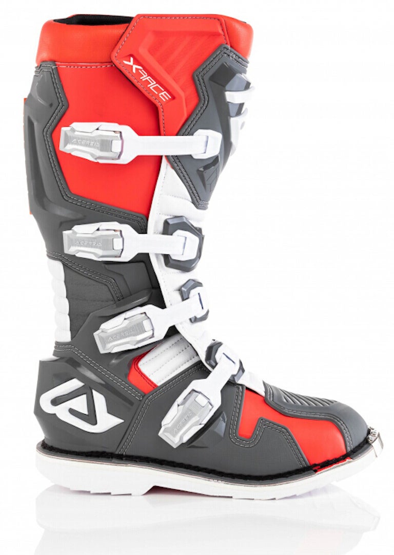 Acerbis X-Race Motocross Boots grey/red 46 Figure 5