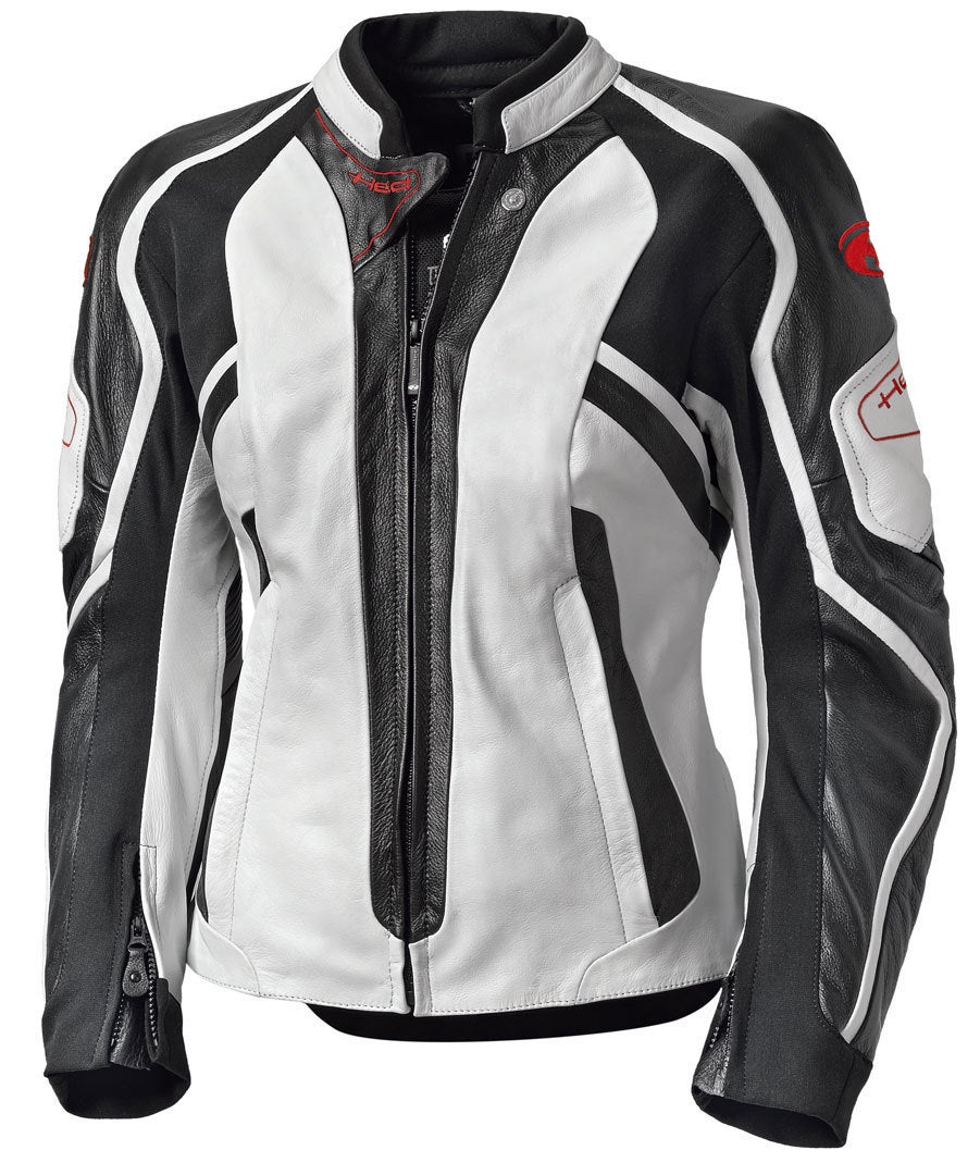 Held Namiko Damen Motorrad Lederjacke schwarz/weiß 44 Abbildung 3