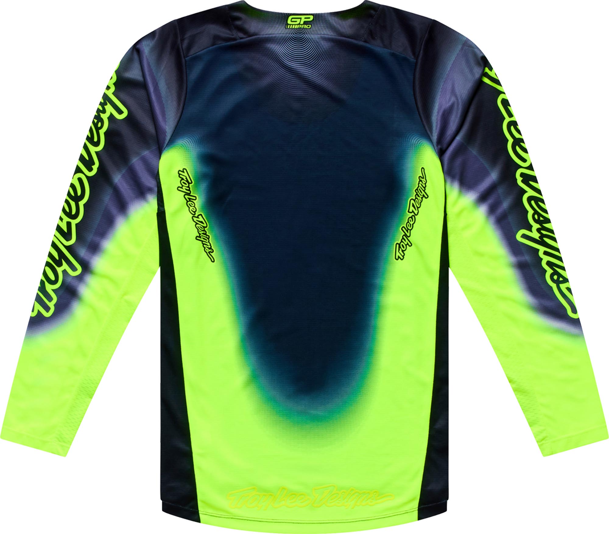 Troy Lee Designs GP Pro Imprint Motocross Jersey grau/neongelb M Abbildung 2