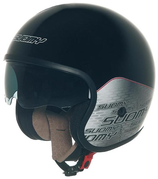 Suomy 70's Home Capacete do preto de jato Artigo principal Figura 1