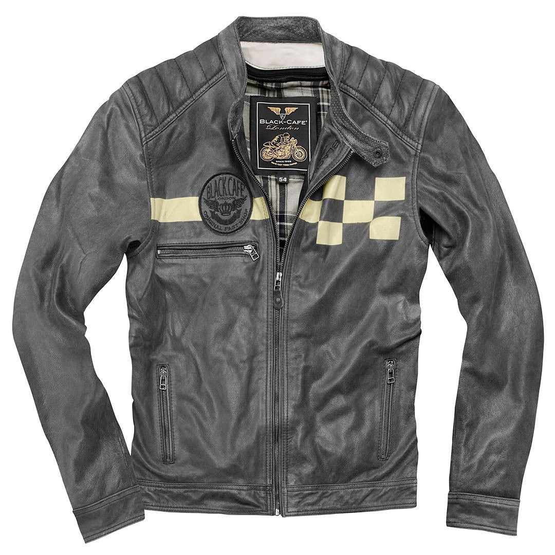 Black-Cafe London SevenT Motorrad Lederjacke 48 Abbildung 1