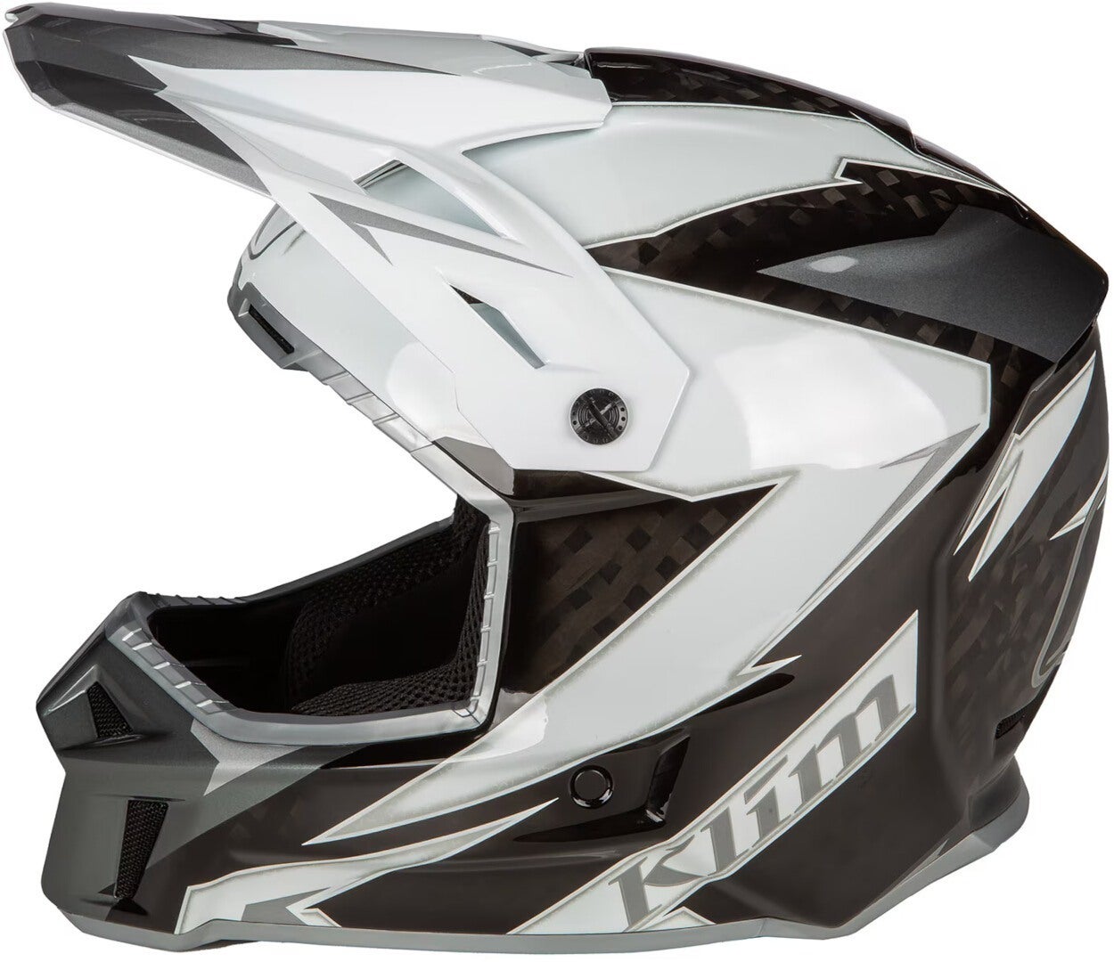 Klim F3 Lighting Carbon Motocross ror hvit/grå Tap (58/59) Figur 7