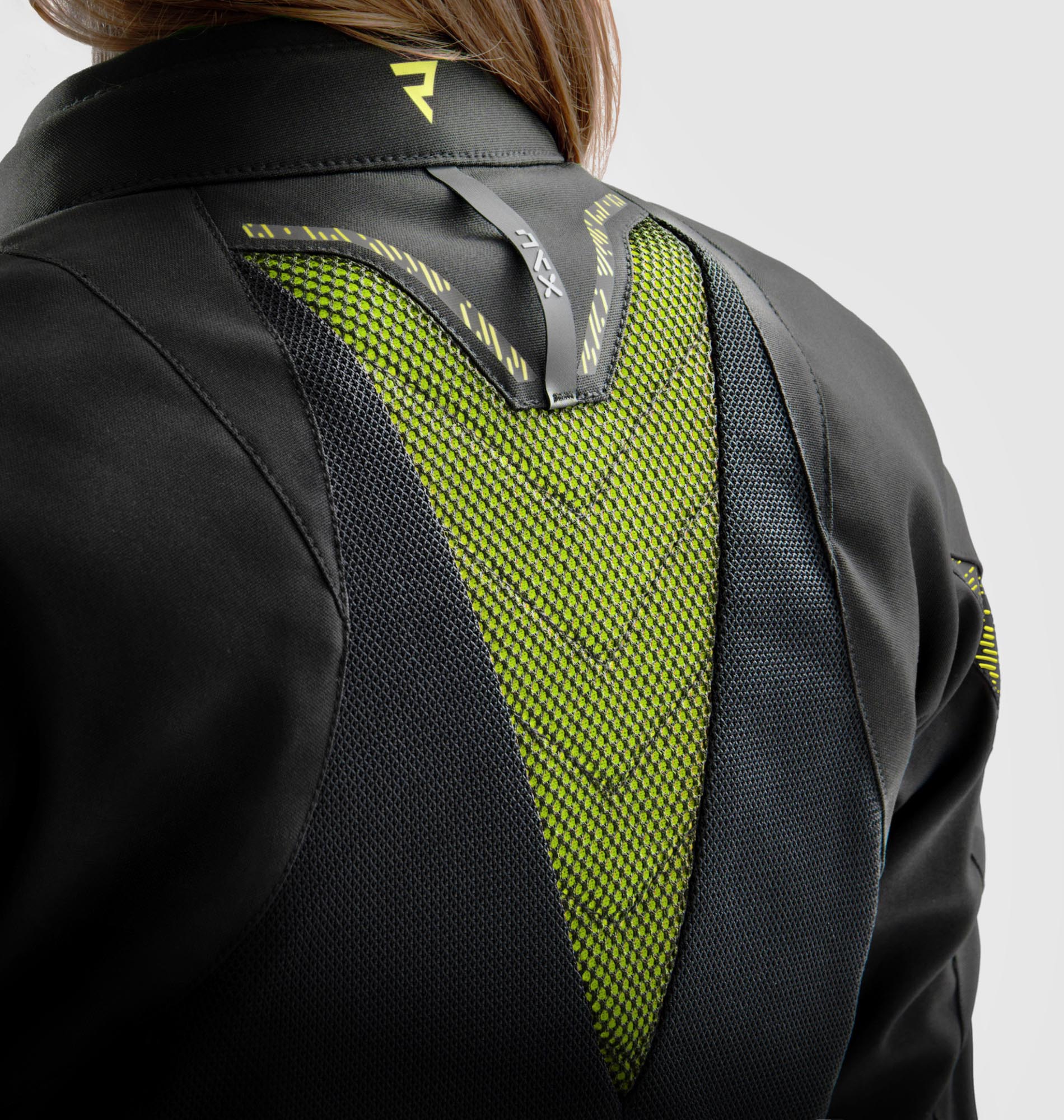 Rebelhorn Jax waterproof Ladies Motorcycle Textile Jacket black/yellow M Figure 4