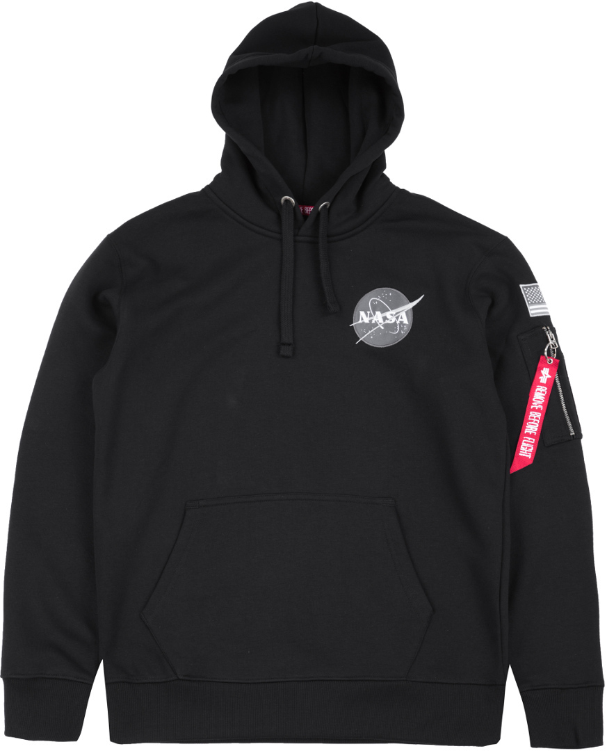 Alpha Industries Space Shuttle Felpa con cappuccio nero L Figura 1