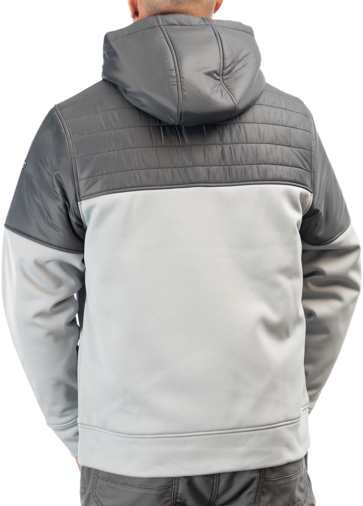 Klim Tamarack Zip-hettegenser mørk grå/lys grå XL Figur 3