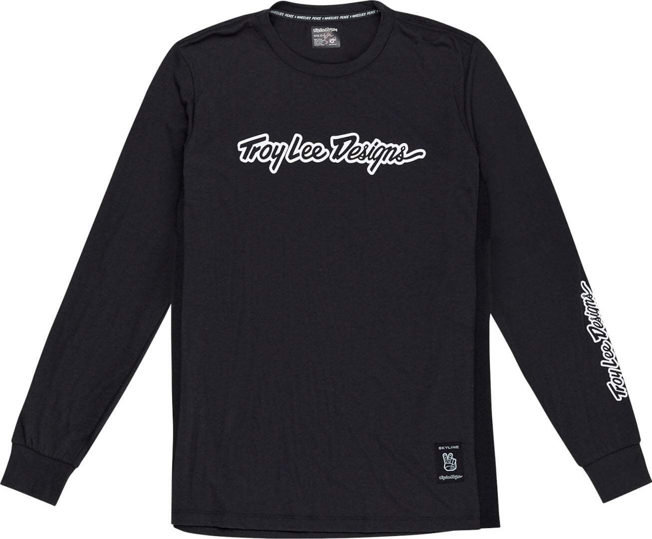 Troy Lee Designs Men's Black Skyline Ride Signature Bicycle Jersey