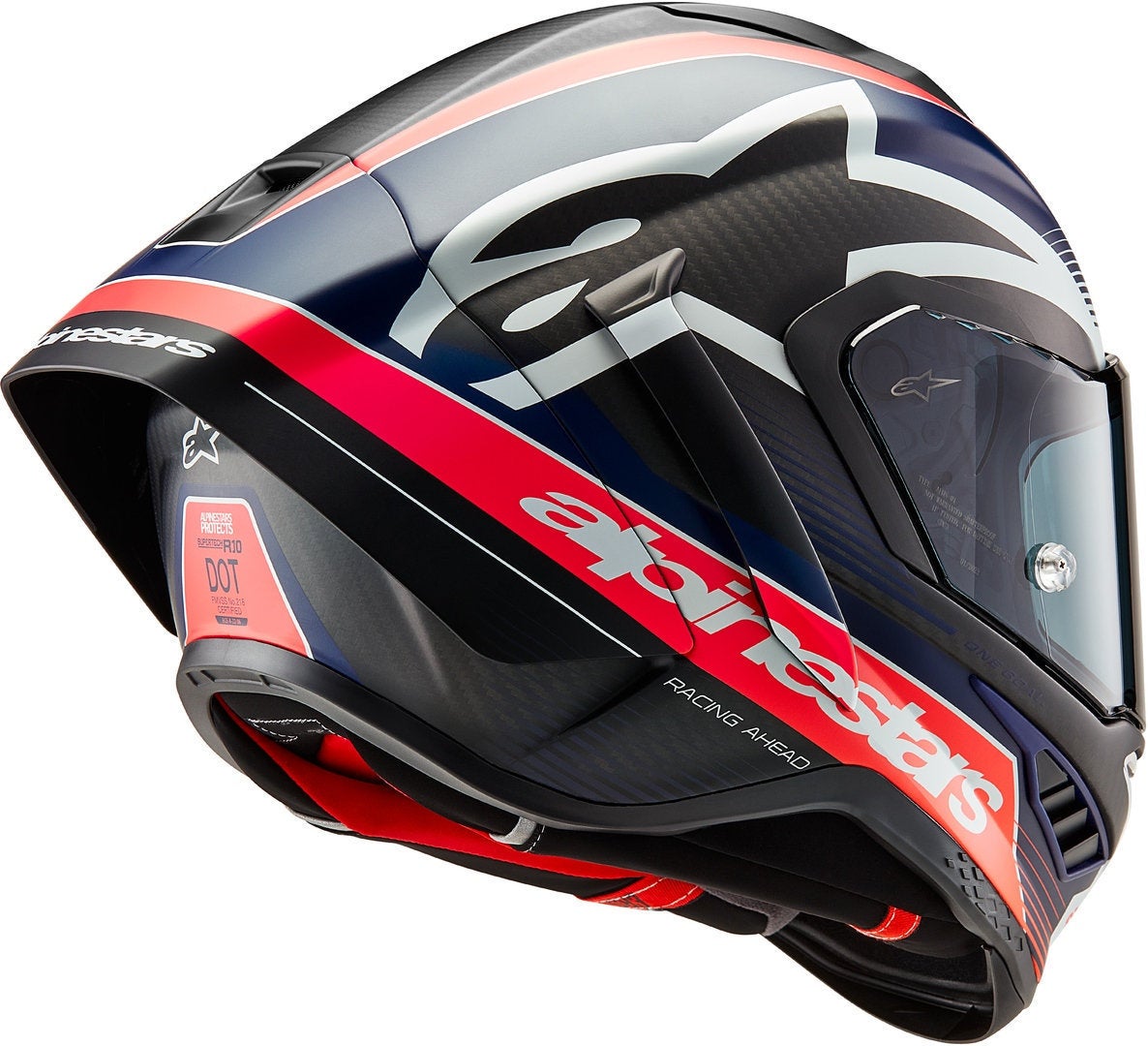 Alpinestars Supertech R10 Team Carbon Helm schwarz/rot/blau L (59/60) Abbildung 7