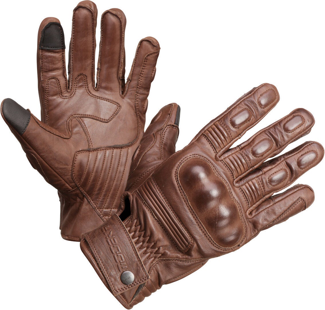 Modeka Urban Legend Motorfiets handschoenen bruin 12 Figuur 1