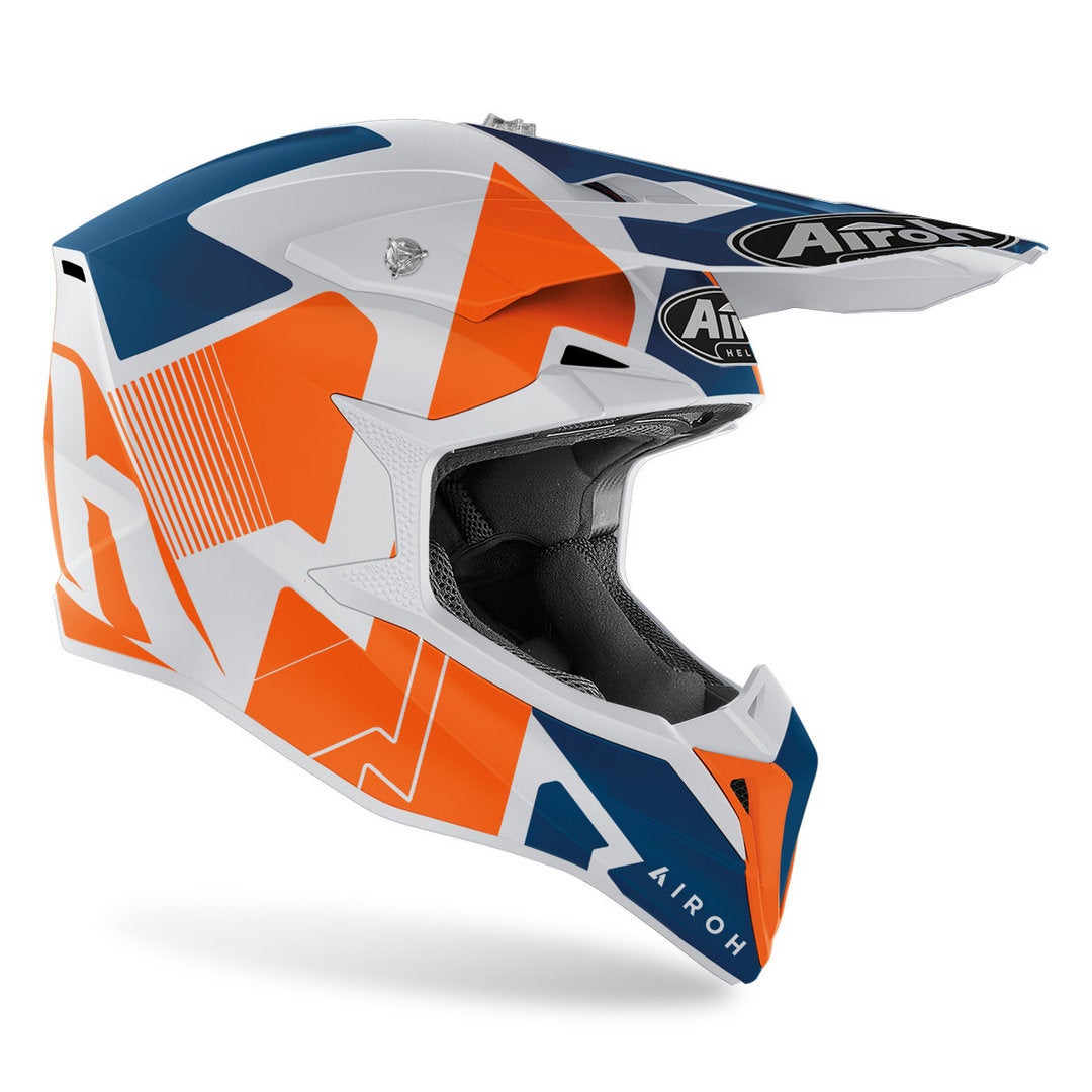 Airoh Wraap Raze Motocross Helm orange matt M (57/58) Abbildung 2