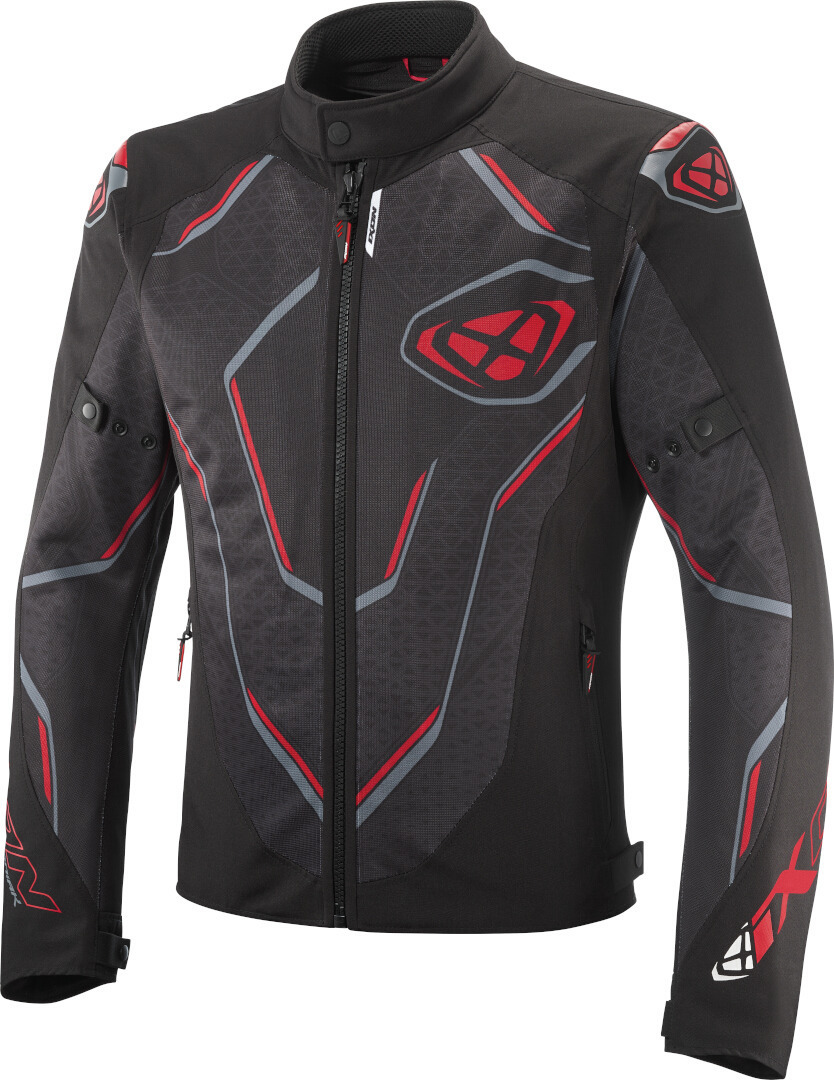 Ixon Demoniak Jachetă textilă pentru motociclete Negru/Roșu 3XL Figura 1