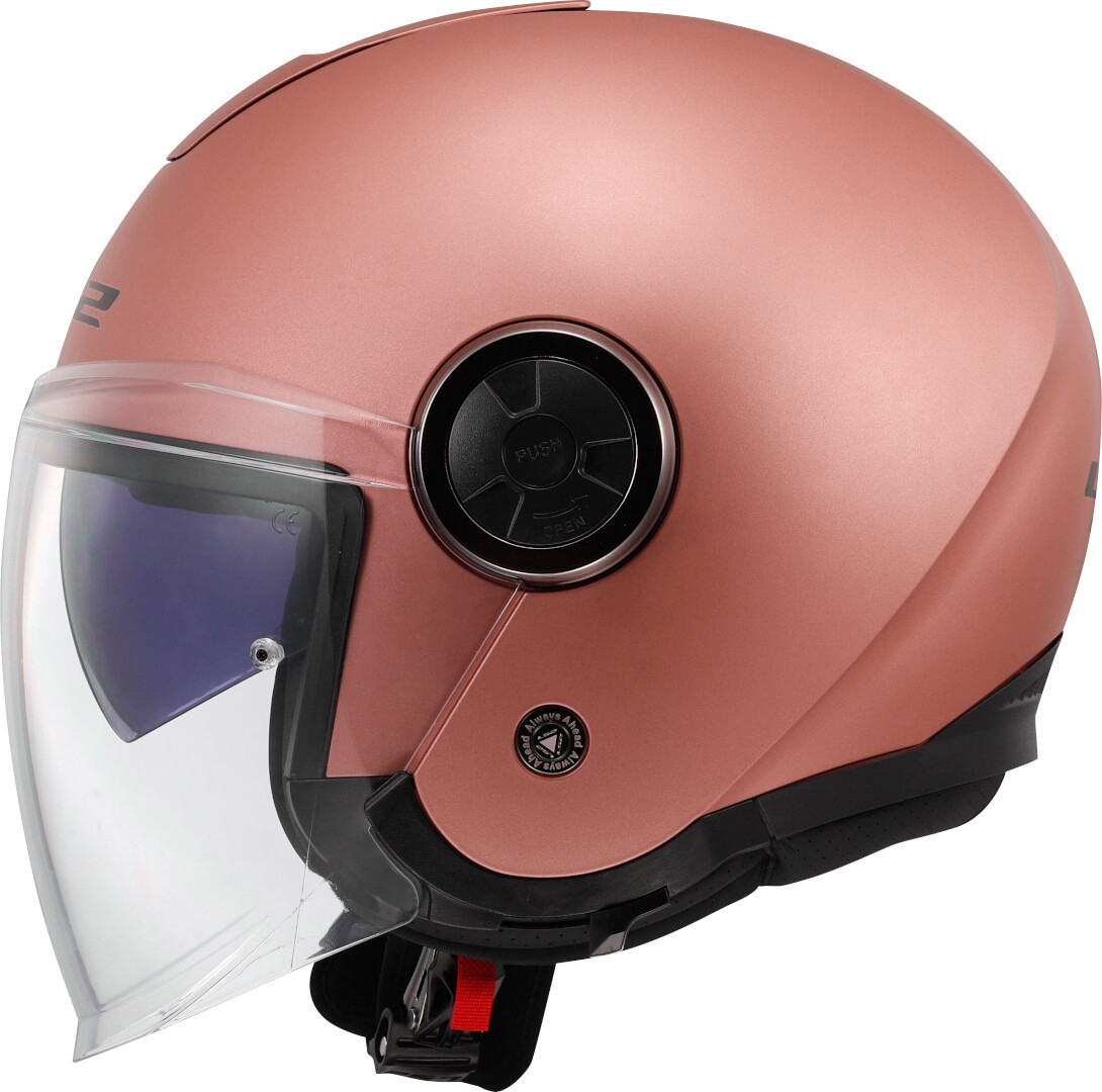 LS2 OF620 Classy Solid Jet Helmet hotpink matt S (55/56) Figure 2