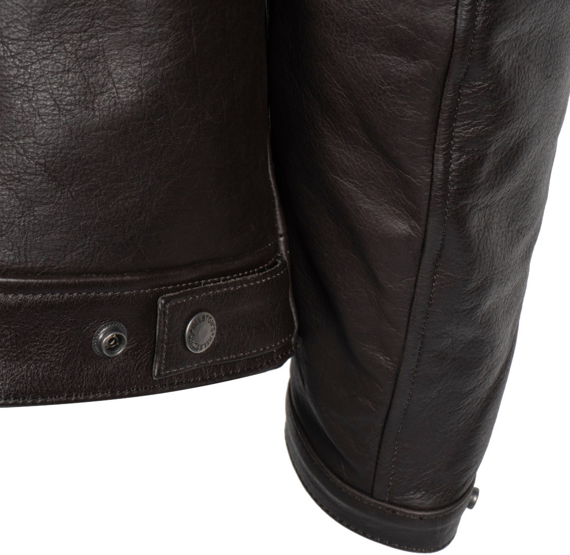 Helstons Chevy Buffalo Motorcycle Leather Jacket dark brown 3XL Figure 7