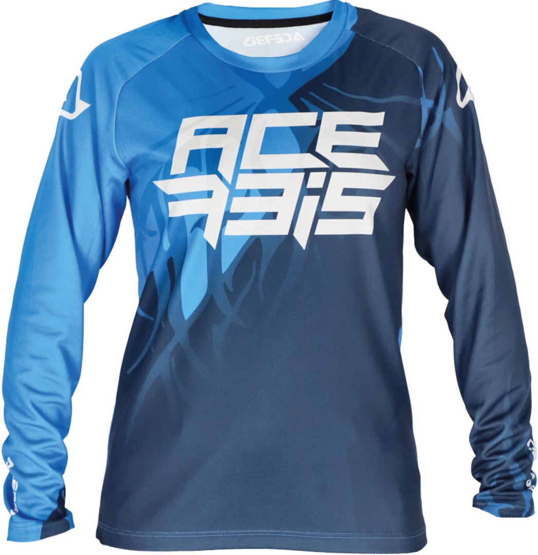 Acerbis MX J-Kid 3 Crianças Motocross Jersey azul/branco L Figura 1