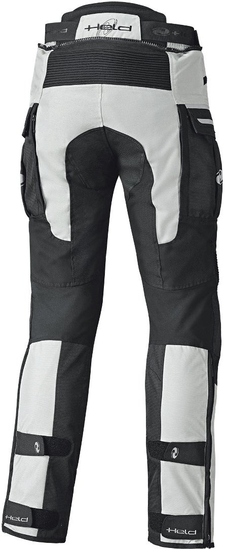Held Matata II waterproof Motorcycle Textile Pants grey/black Short 4XL Figure 2