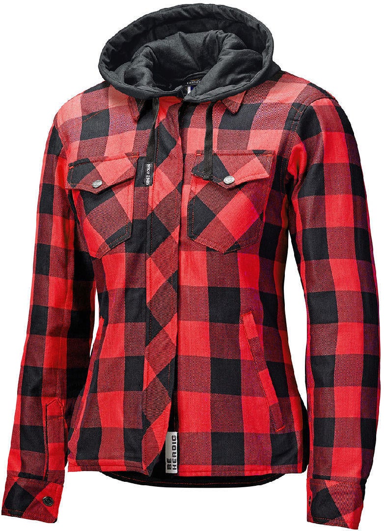 Held Lumberjack II Damen Motorrad Textiljacke schwarz/rot XXL Abbildung 1