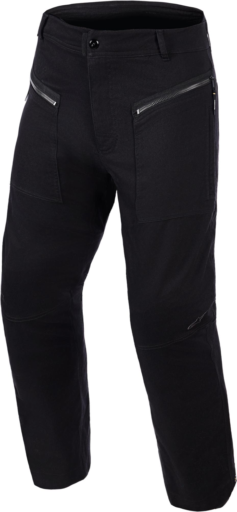 Alpinestars Flex-Ast Canvas Motorcycle Textile Pants black Short S Figure 1