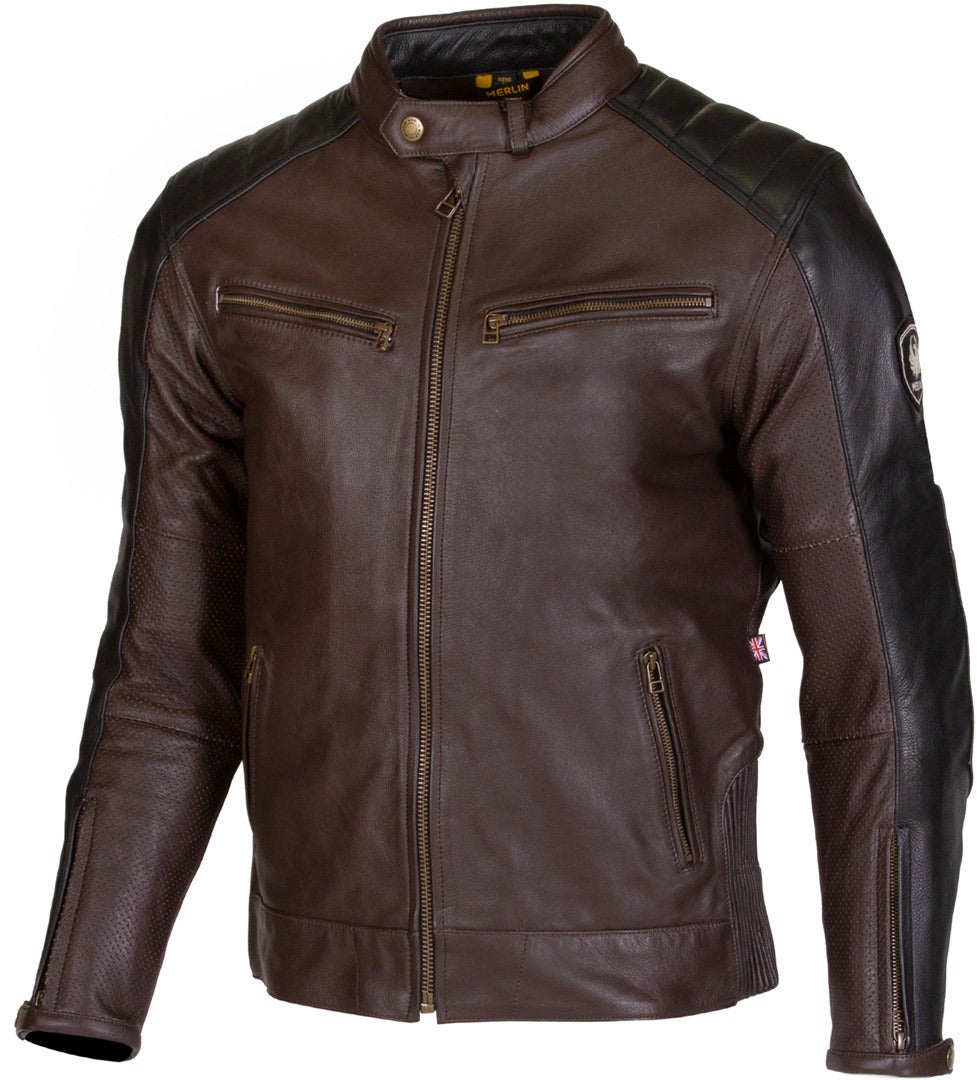 Merlin Chase II D3O Motorcycle Leather Jacket-image-809732675