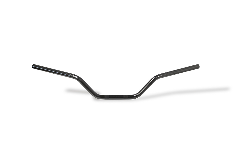 LSL 7/8 tums stålstyre naken cykel L02 svart Figur 3