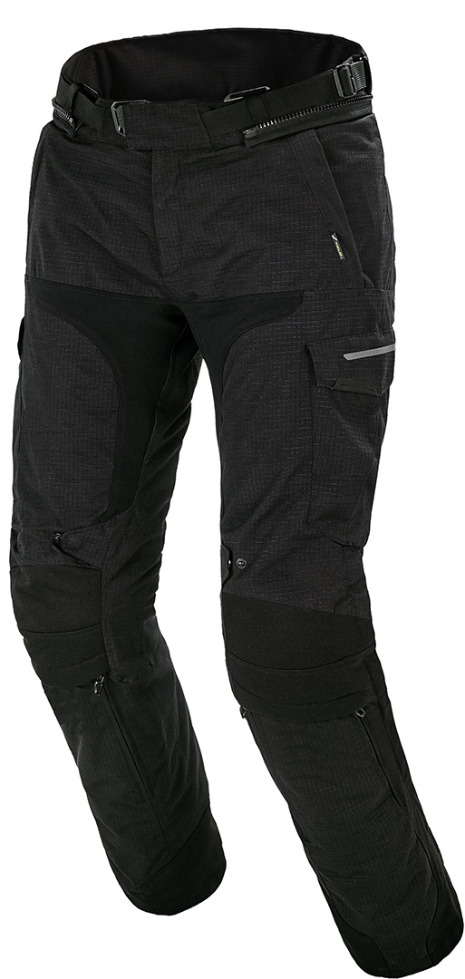 Macna Novado waterproof Motorcycle Textile Pants black M Figure 1