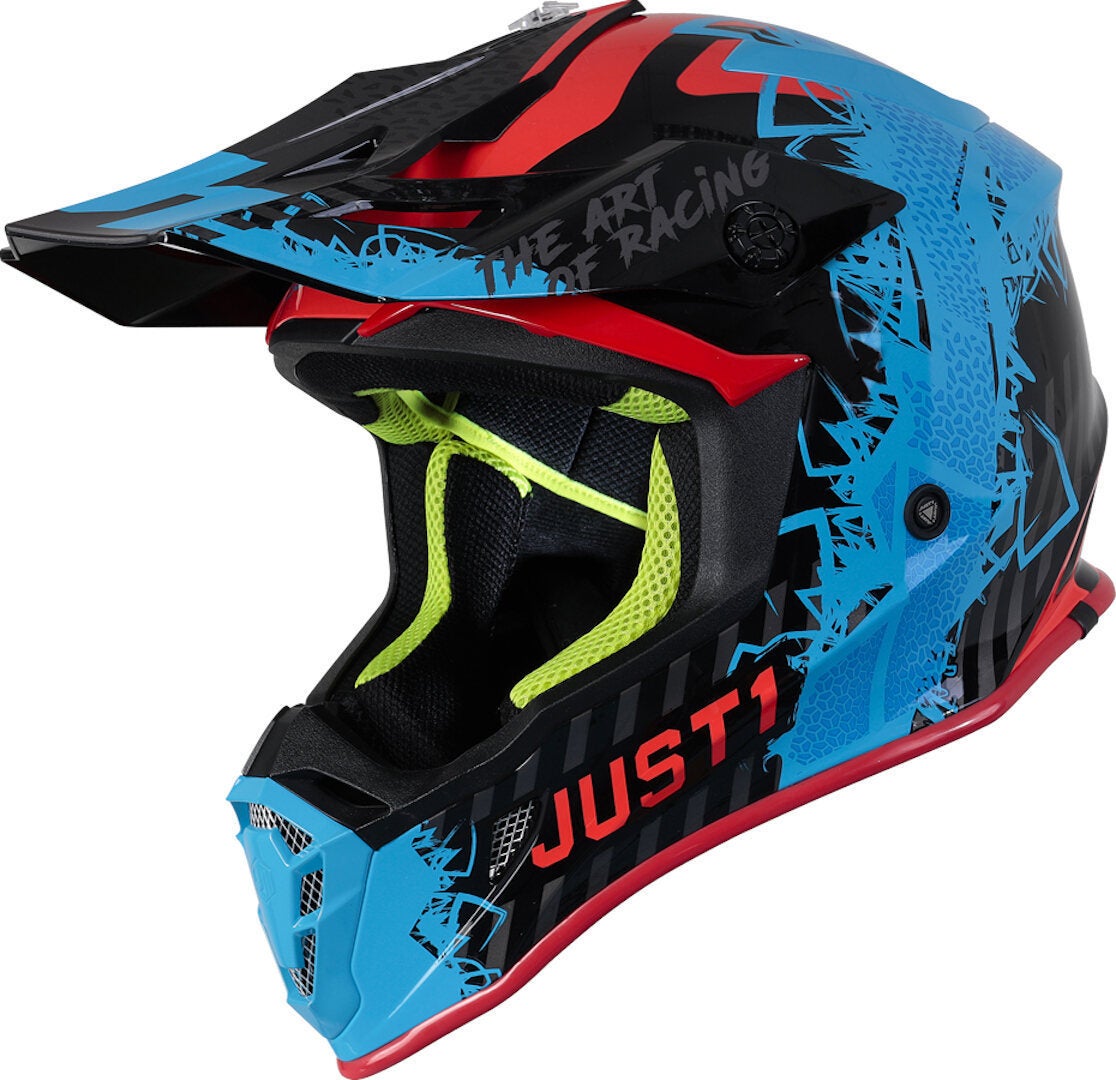 Just1 J38 Mask Motokrosová přilba modrá/černá M (57/58) Obrázek 1