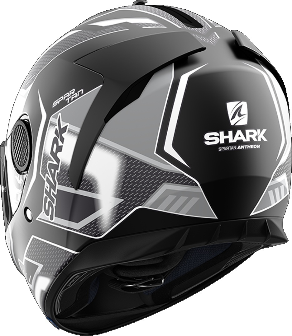 Shark Spartan Antheon Hjälm Svart matt/vit XXL (63/64) Figur 3