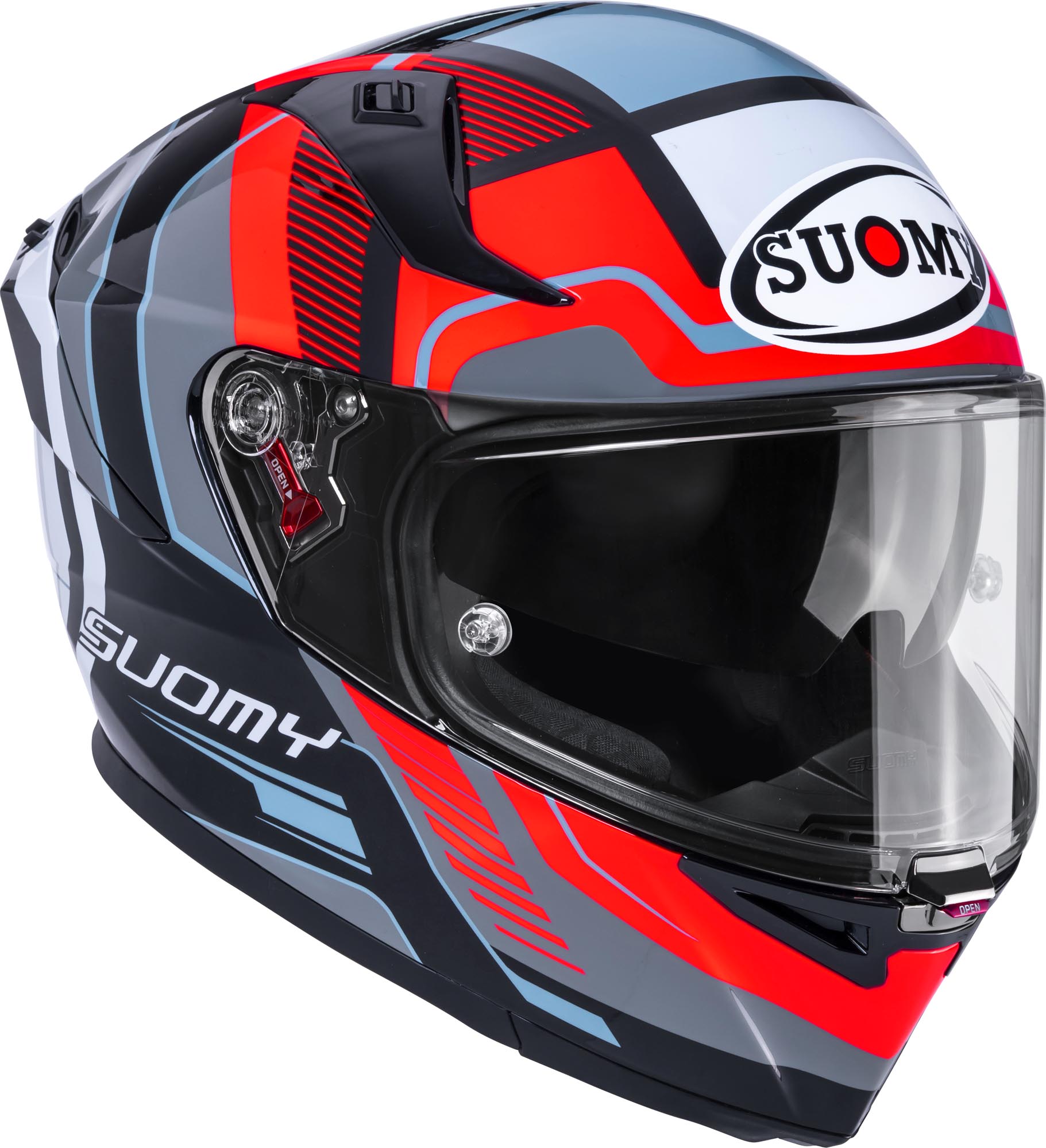 Suomy Speedstar 2 Parallax Helm zwart/rood/wit S (55/56) Figuur 7