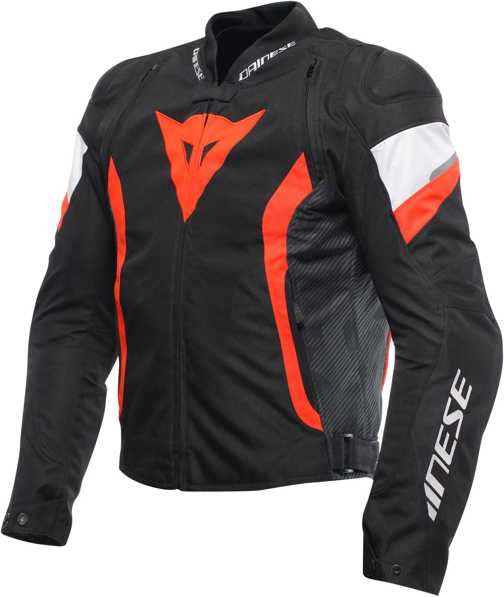 Dainese Avro 5 2.0 Giacca tessile da motocicletta nero/bianco/rosso 46 Figura 1