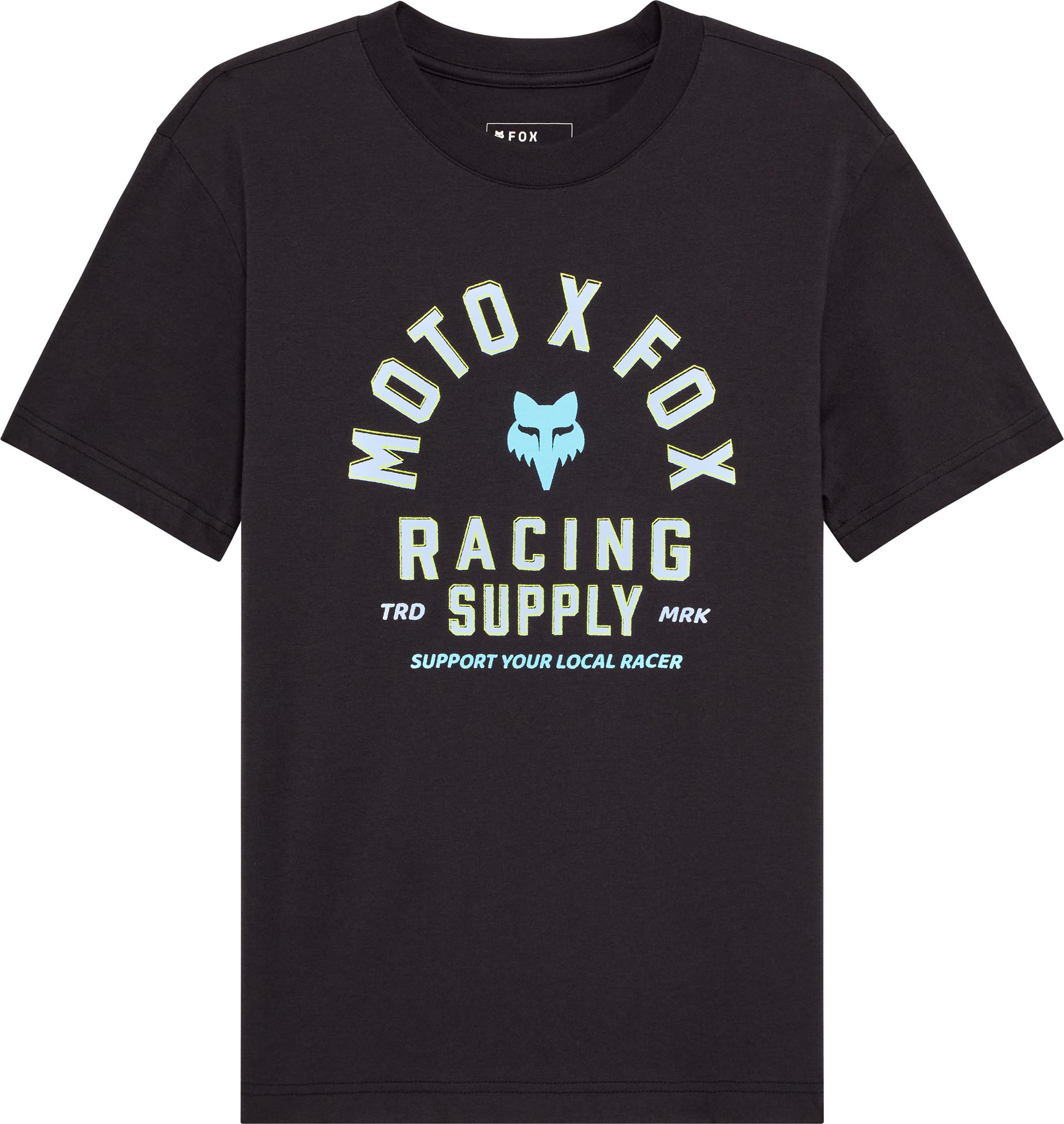 FOX Local Racer Maglietta da donna nero/azzurro chiaro M Figura 1