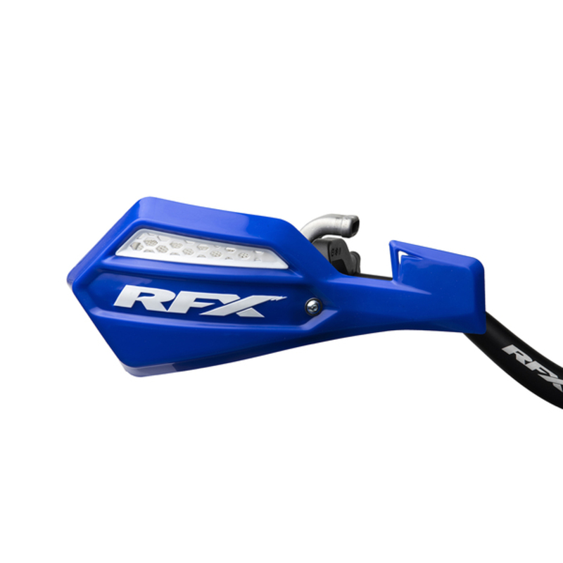RFX Guardamanos Serie 1 (azul/blanco) con kit de montaje