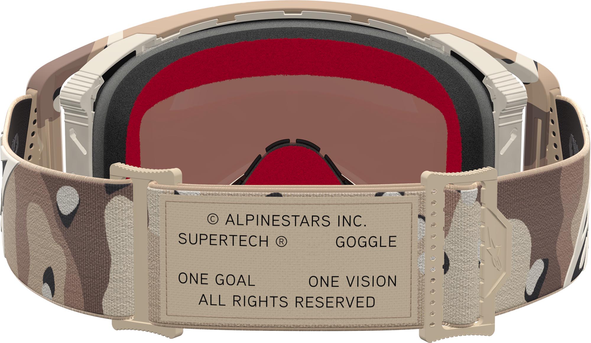 Alpinestars Supertech Lone Mirror Motocross Brille Abbildung 2