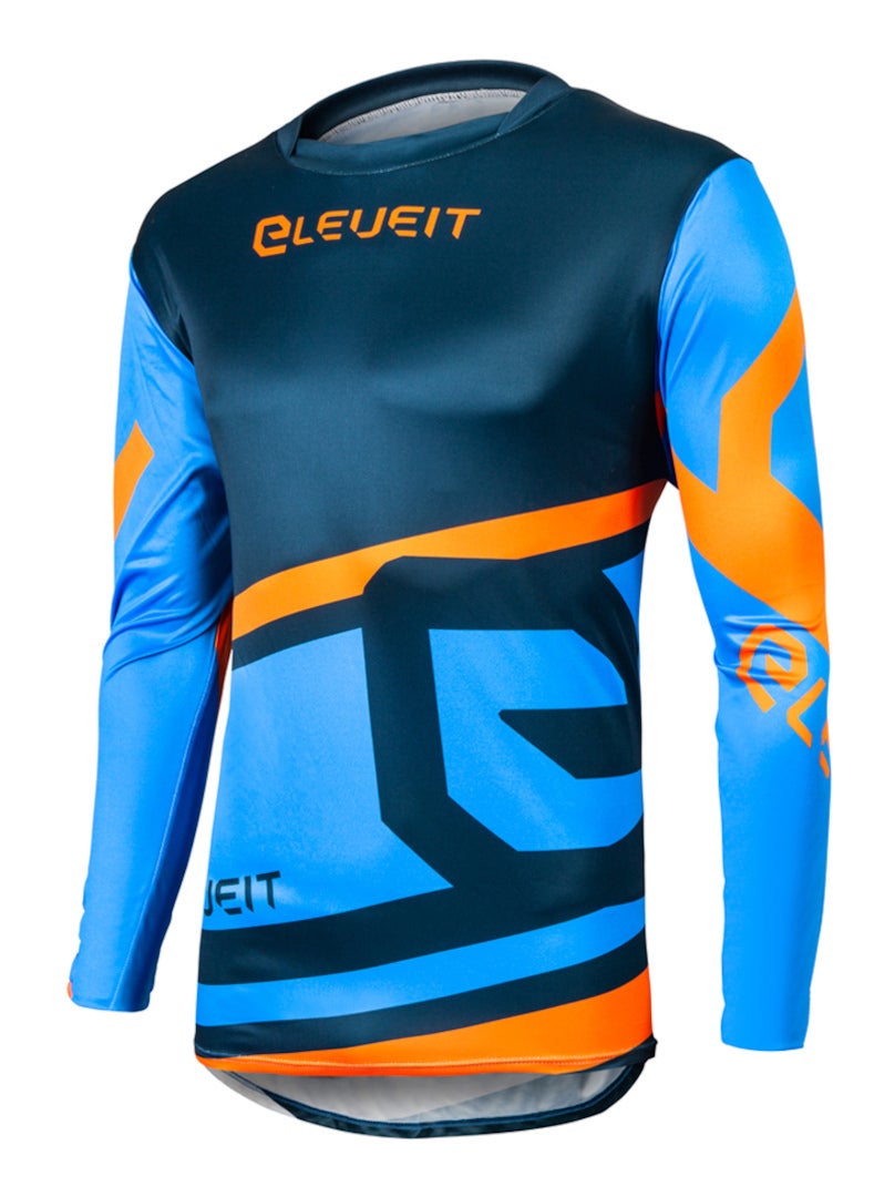 Eleveit X-Legend Motocross Jersey blue/orange L Figure 1