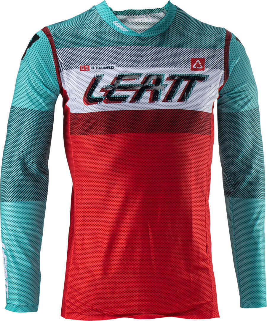 Leatt 5.5 Ultraweld 2024 Maglia Motocross rosso/blu/verde L Figura 5