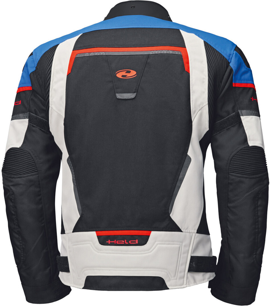 Held Manzano Top waterproof Motorcycle Textile Jacket white/black/blue 4XL Figure 2