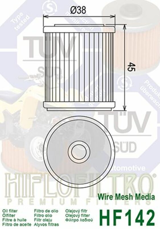 Hiflofiltro Oljefilter - HF142 Figur 3