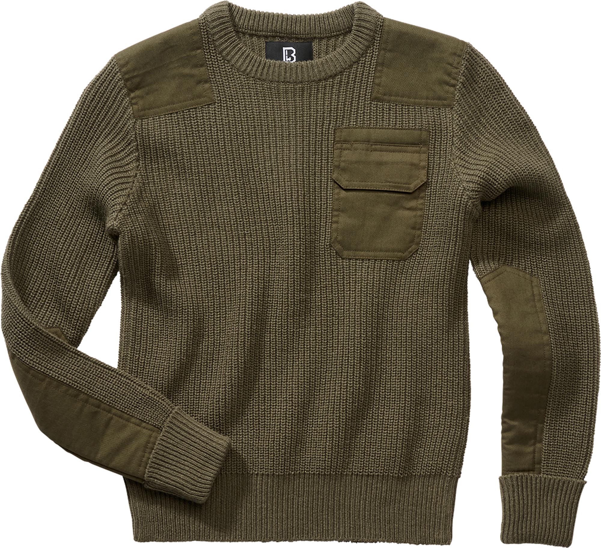 Brandit BW Kids Pullover olive 158-164 Figure 1