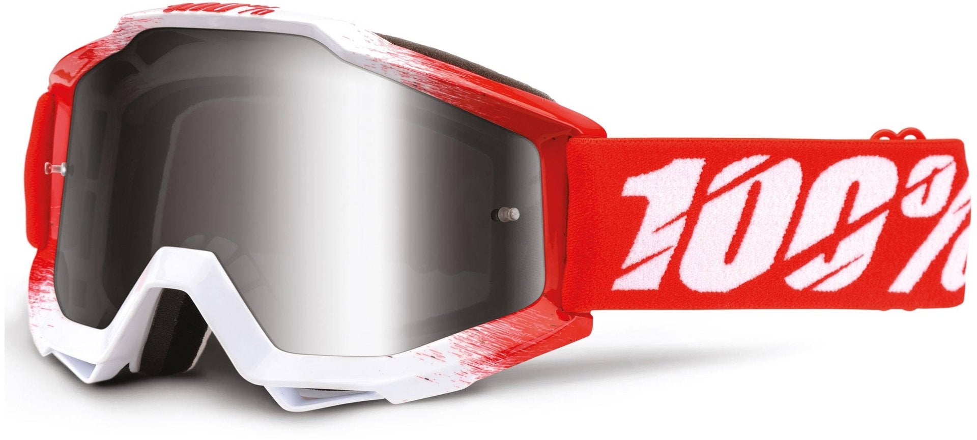 100% Accuri Extra Motorcross bril wit/blauw Figuur 2