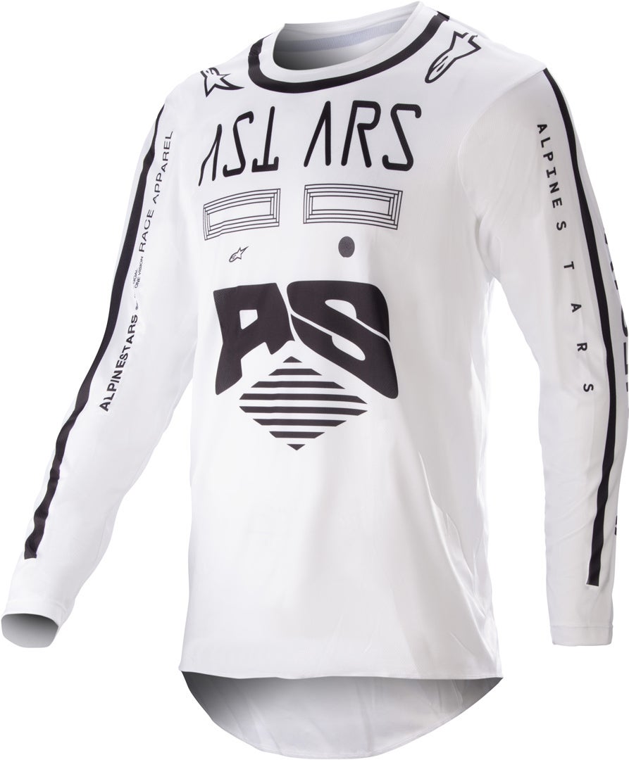 Alpinestars Racer Found Maillot de motocross Blanc XL Figure 1