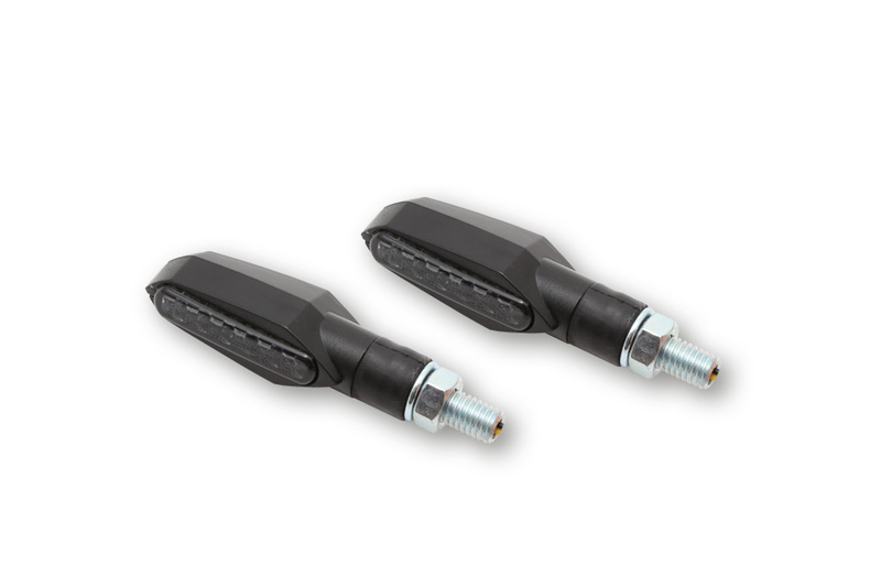 HIGHSIDER Smart Multiface LED-indikatorhus Sort / Linse Røget (Par), for og bag Figur 2