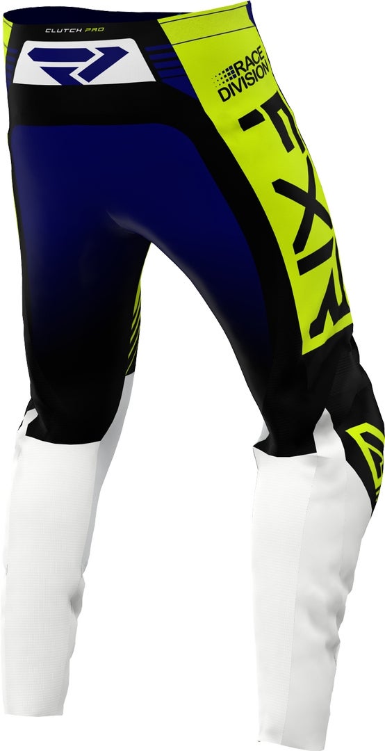 FXR Clutch Pro 2023 Motocross Pants blue/yellow/white 30 Figure 2