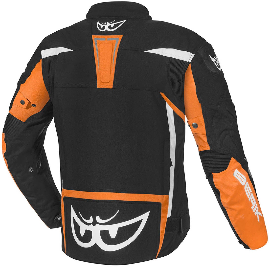Berik Bad Eye Waterproof Motorcycle Textile Jacket black/white/orange 60 Figure 2