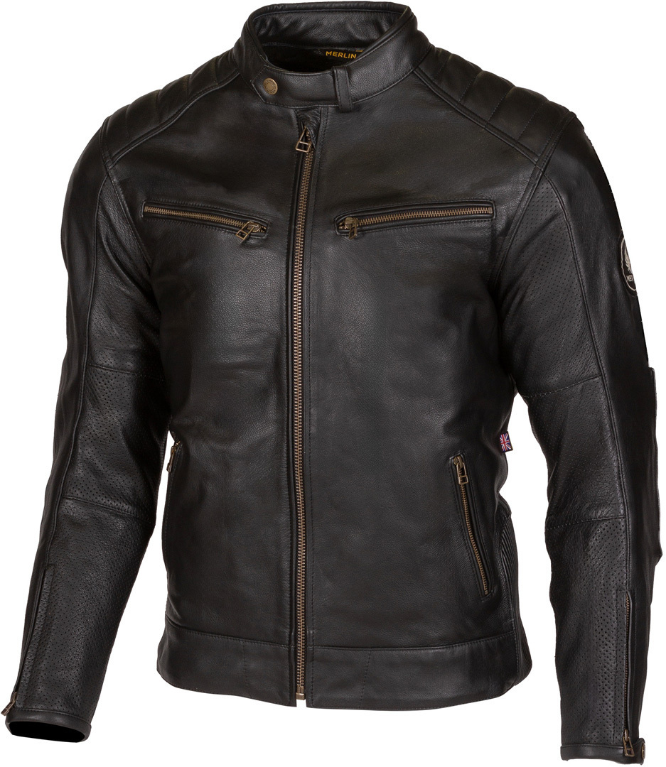 Merlin Chase II D3O Motorcycle Leather Jacket-image-809731347