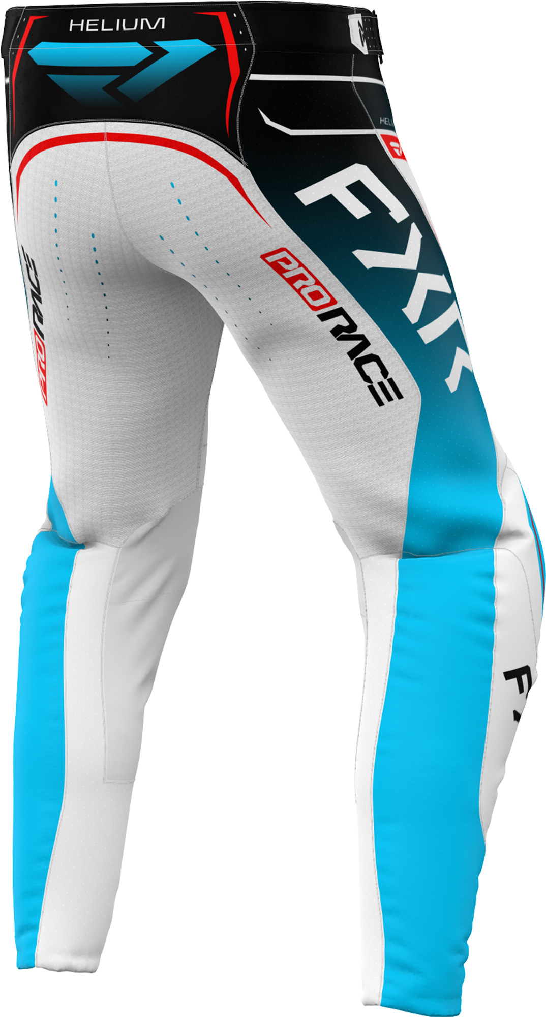 FXR Helium Edge Calças de motocross branco/azul/vermelho 30 Figura 2